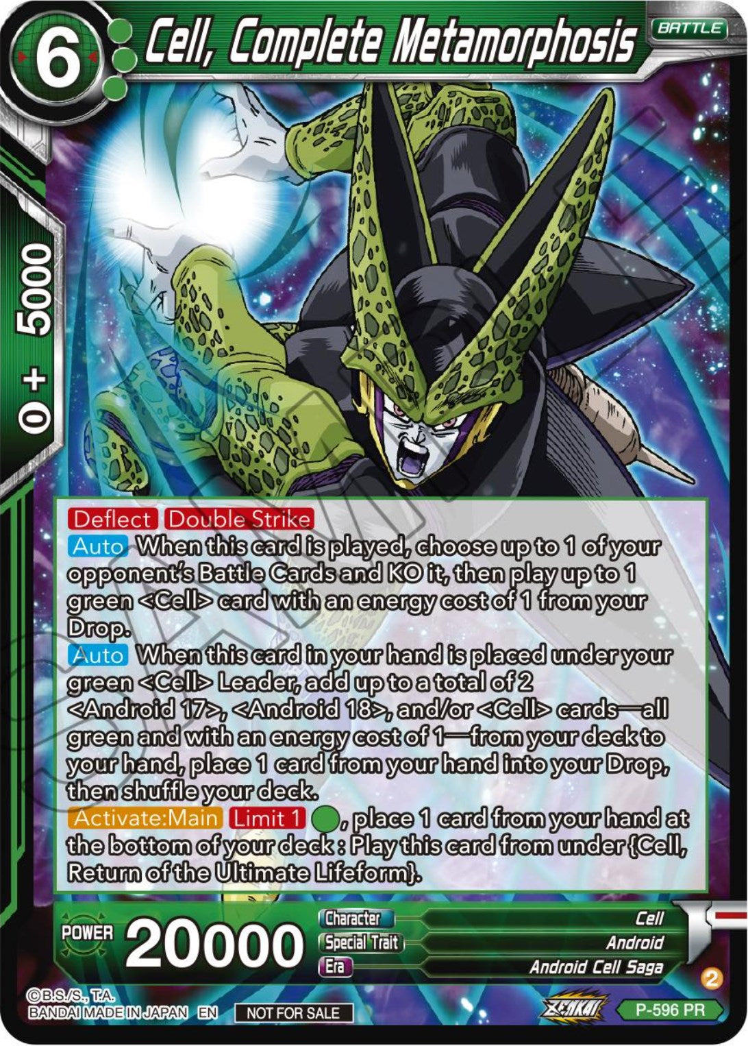 Cell, Complete Metamorphosis (Deluxe Pack 2024 Vol.1) (P-596) [Promotion Cards] | Arkham Games and Comics