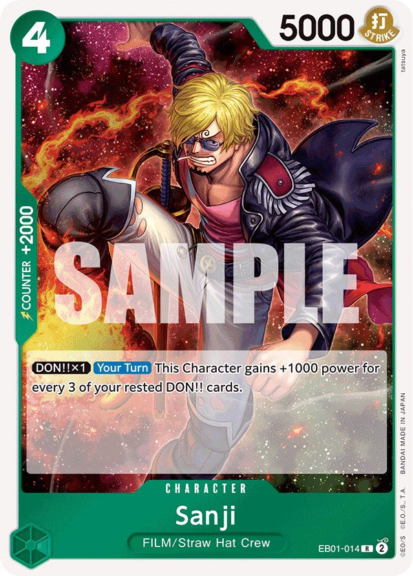 Sanji [Extra Booster: Memorial Collection] | Arkham Games and Comics