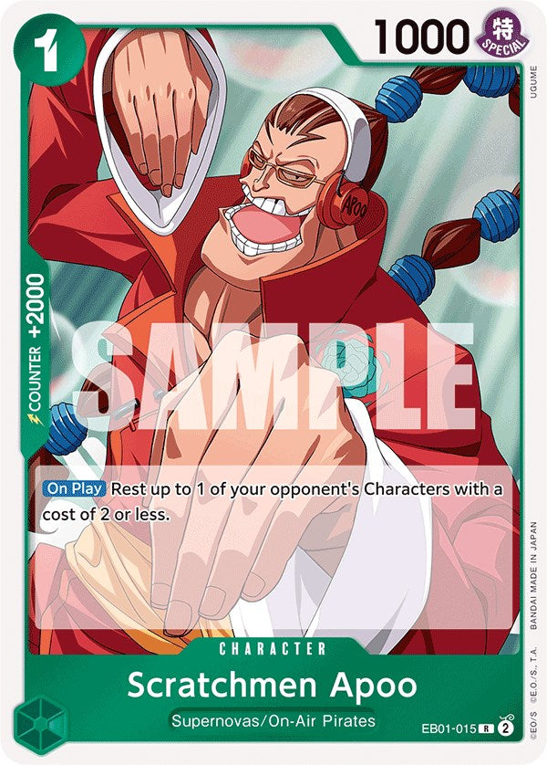 Scratchmen Apoo [Extra Booster: Memorial Collection] | Arkham Games and Comics