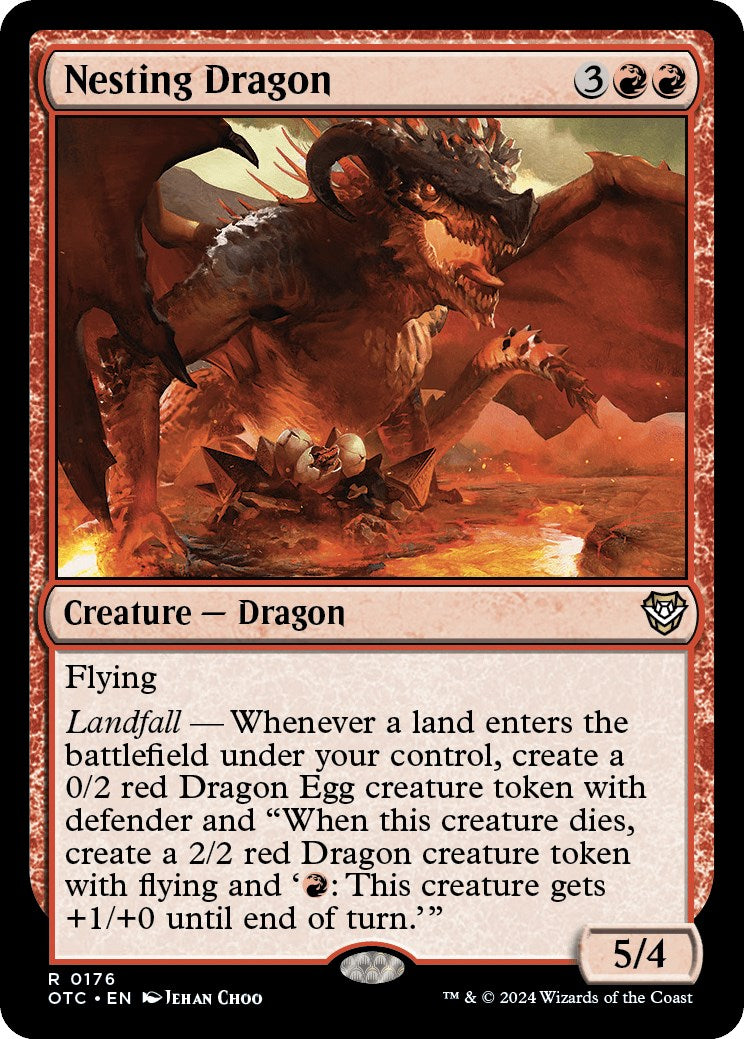 Nesting Dragon [Outlaws of Thunder Junction Commander] | Arkham Games and Comics
