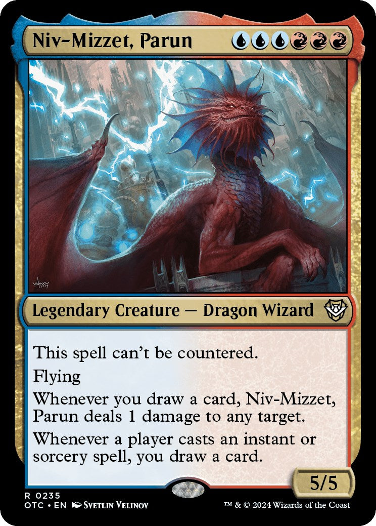 Niv-Mizzet, Parun [Outlaws of Thunder Junction Commander] | Arkham Games and Comics