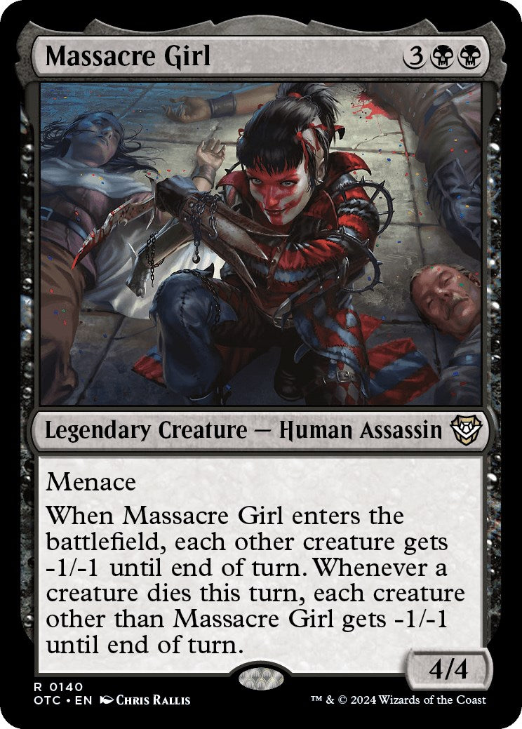 Massacre Girl [Outlaws of Thunder Junction Commander] | Arkham Games and Comics