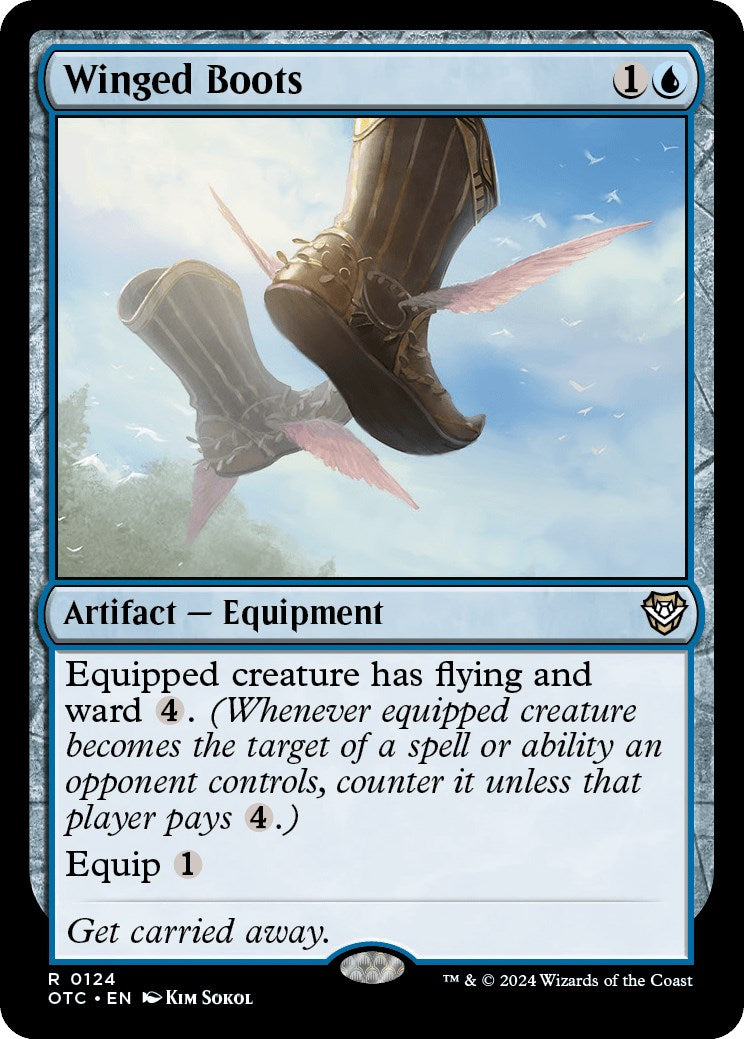 Winged Boots [Outlaws of Thunder Junction Commander] | Arkham Games and Comics