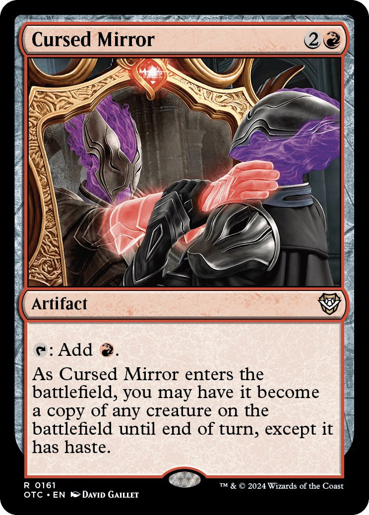 Cursed Mirror [Outlaws of Thunder Junction Commander] | Arkham Games and Comics