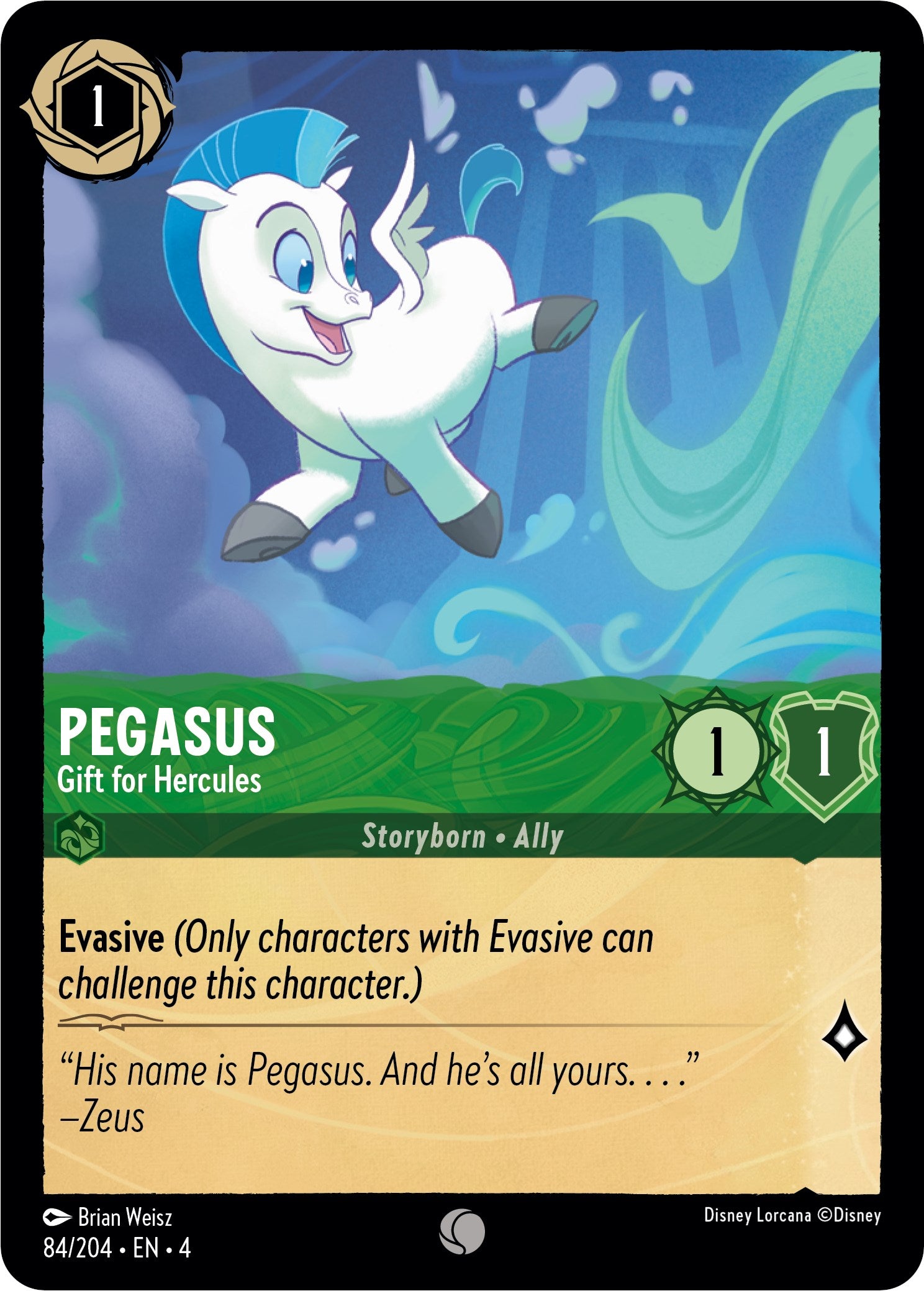 Pegasus - Gift for Hercules (84/204) [Ursula's Return] | Arkham Games and Comics