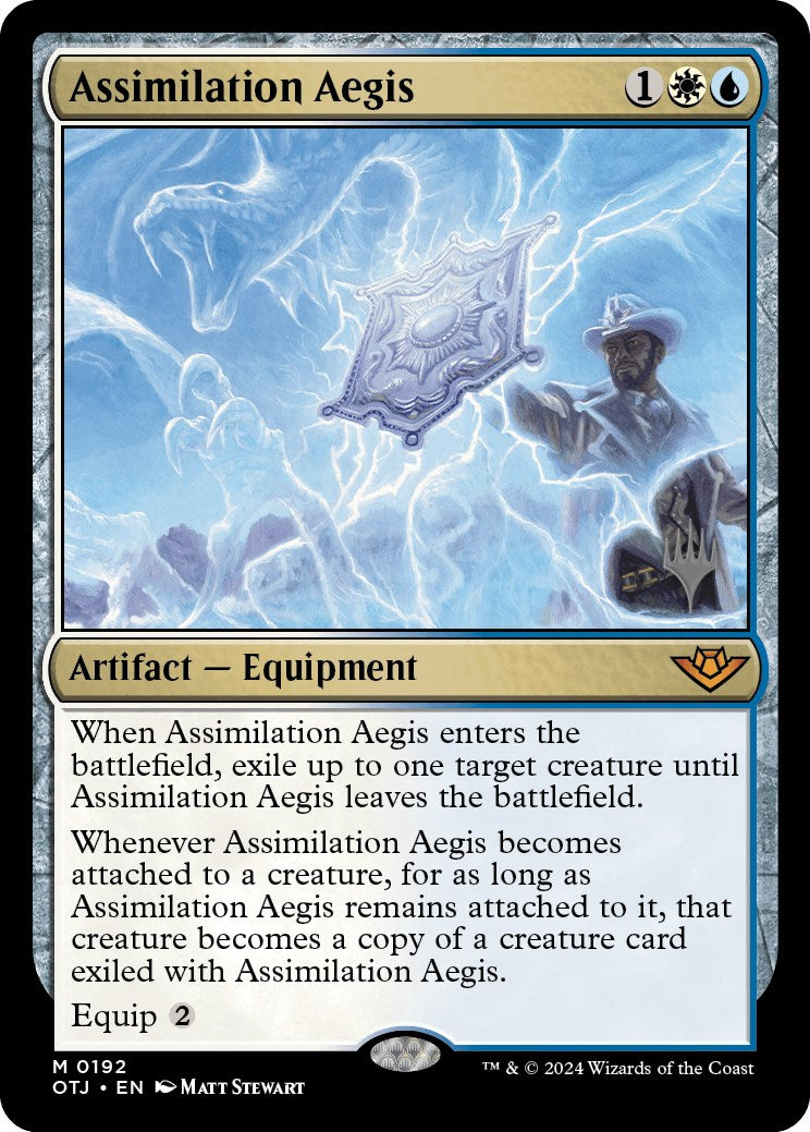 Assimilation Aegis (Promo Pack) [Outlaws of Thunder Junction Promos] | Arkham Games and Comics