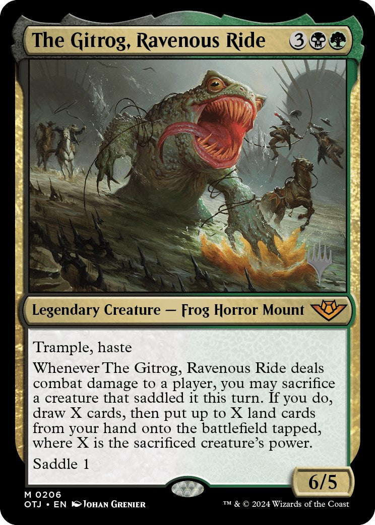 The Gitrog, Ravenous Ride (Promo Pack) [Outlaws of Thunder Junction Promos] | Arkham Games and Comics