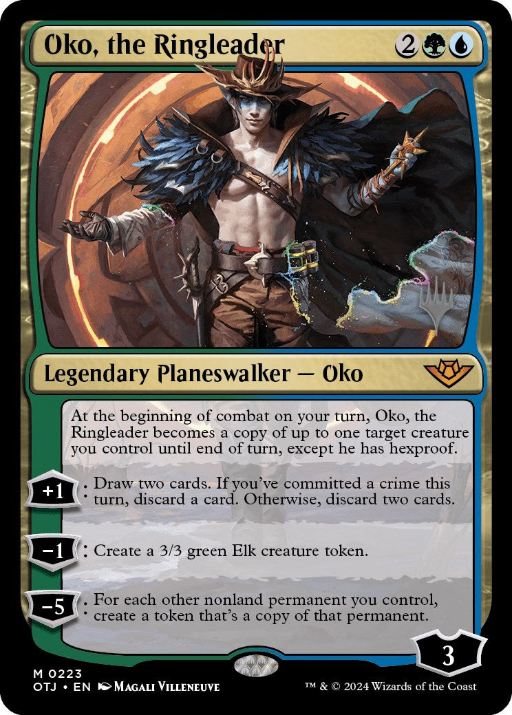 Oko, the Ringleader (Promo Pack) [Outlaws of Thunder Junction Promos] | Arkham Games and Comics