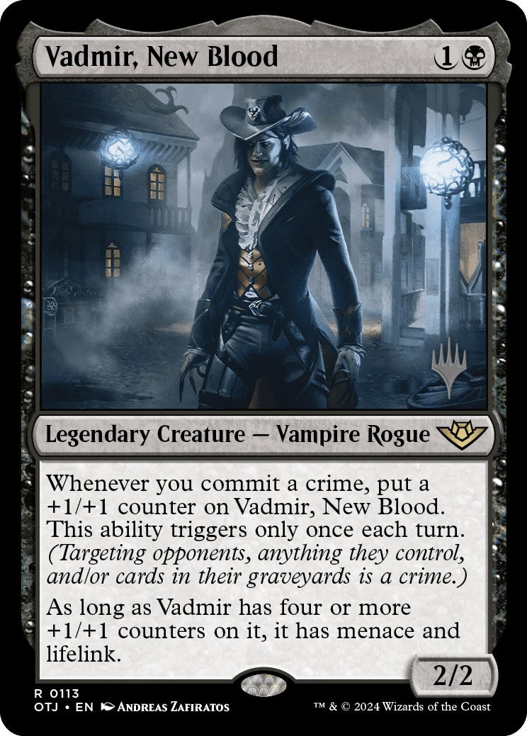 Vadmir, New Blood (Promo Pack) [Outlaws of Thunder Junction Promos] | Arkham Games and Comics