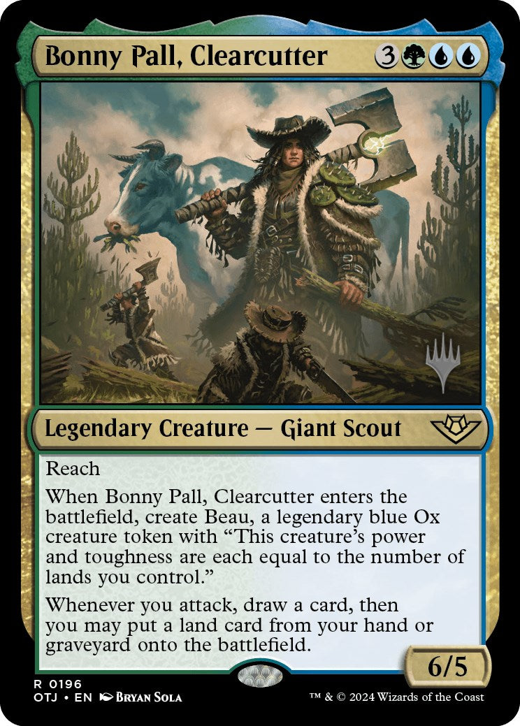 Bonny Pall, Clearcutter (Promo Pack) [Outlaws of Thunder Junction Promos] | Arkham Games and Comics