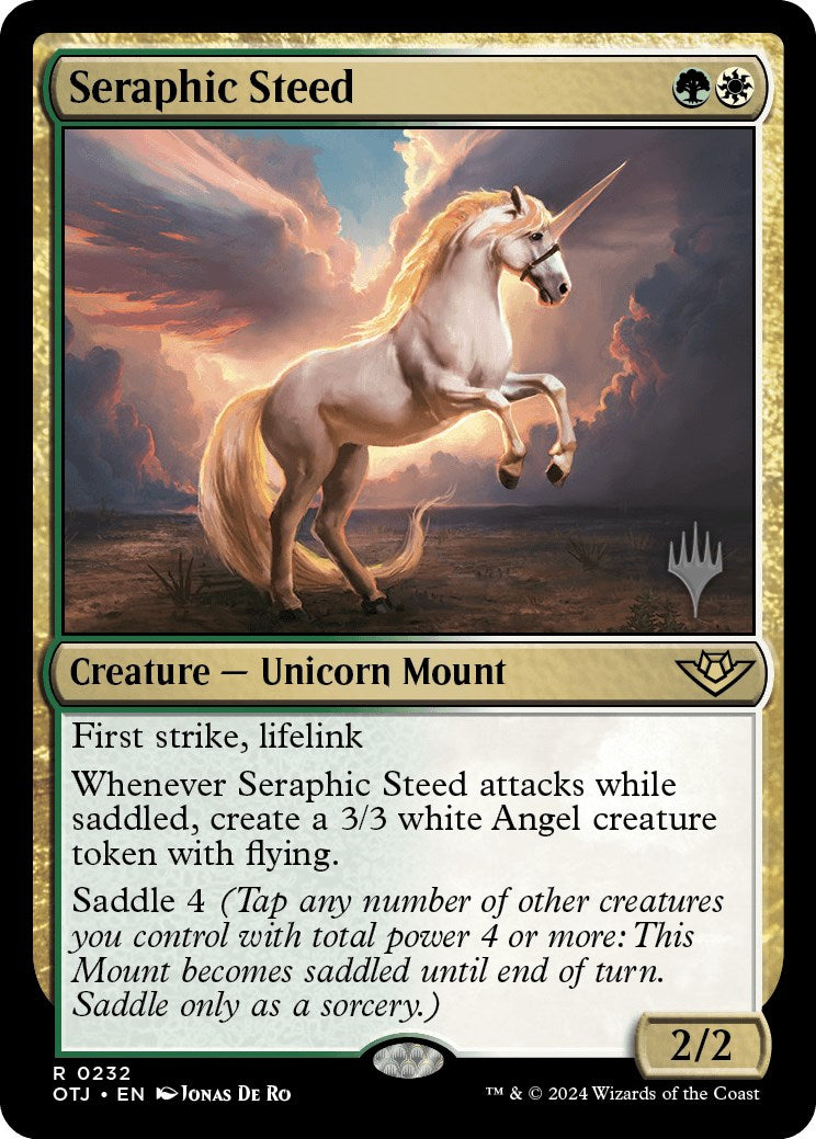 Seraphic Steed (Promo Pack) [Outlaws of Thunder Junction Promos] | Arkham Games and Comics