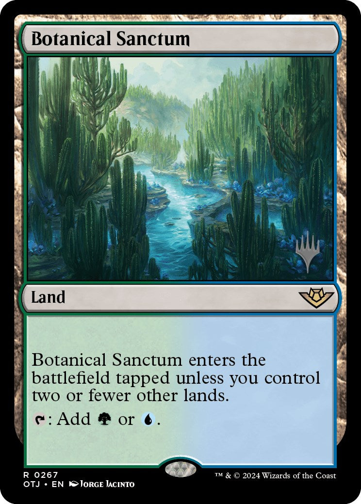 Botanical Sanctum (Promo Pack) [Outlaws of Thunder Junction Promos] | Arkham Games and Comics