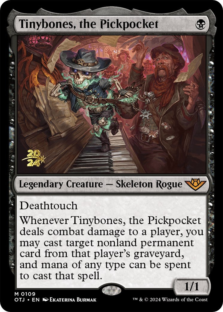 Tinybones, the Pickpocket [Outlaws of Thunder Junction Prerelease Promos] | Arkham Games and Comics