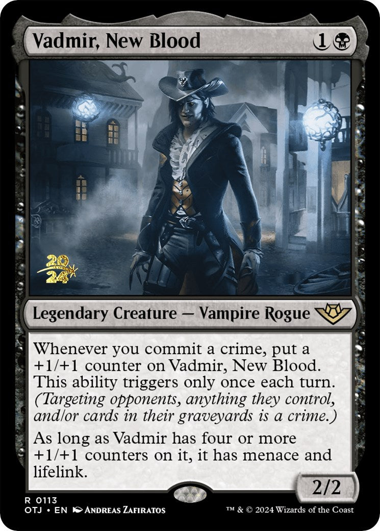 Vadmir, New Blood [Outlaws of Thunder Junction Prerelease Promos] | Arkham Games and Comics