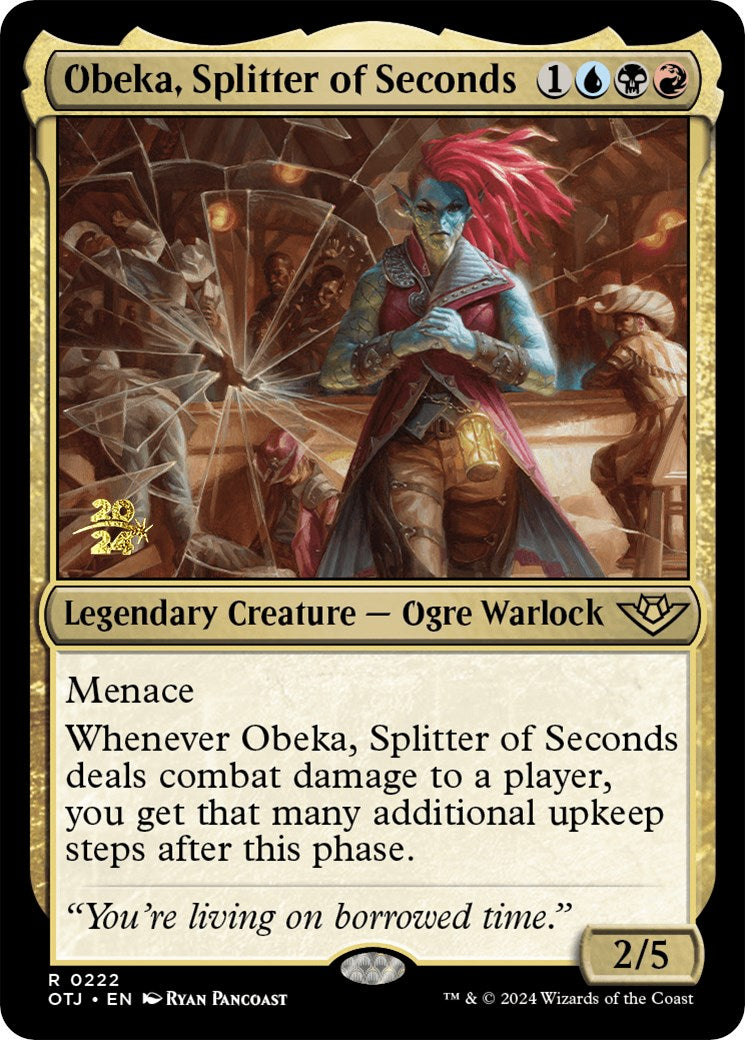 Obeka, Splitter of Seconds [Outlaws of Thunder Junction Prerelease Promos] | Arkham Games and Comics