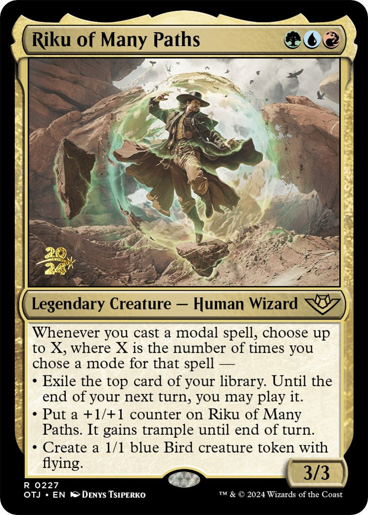 Riku of Many Paths [Outlaws of Thunder Junction Prerelease Promos] | Arkham Games and Comics