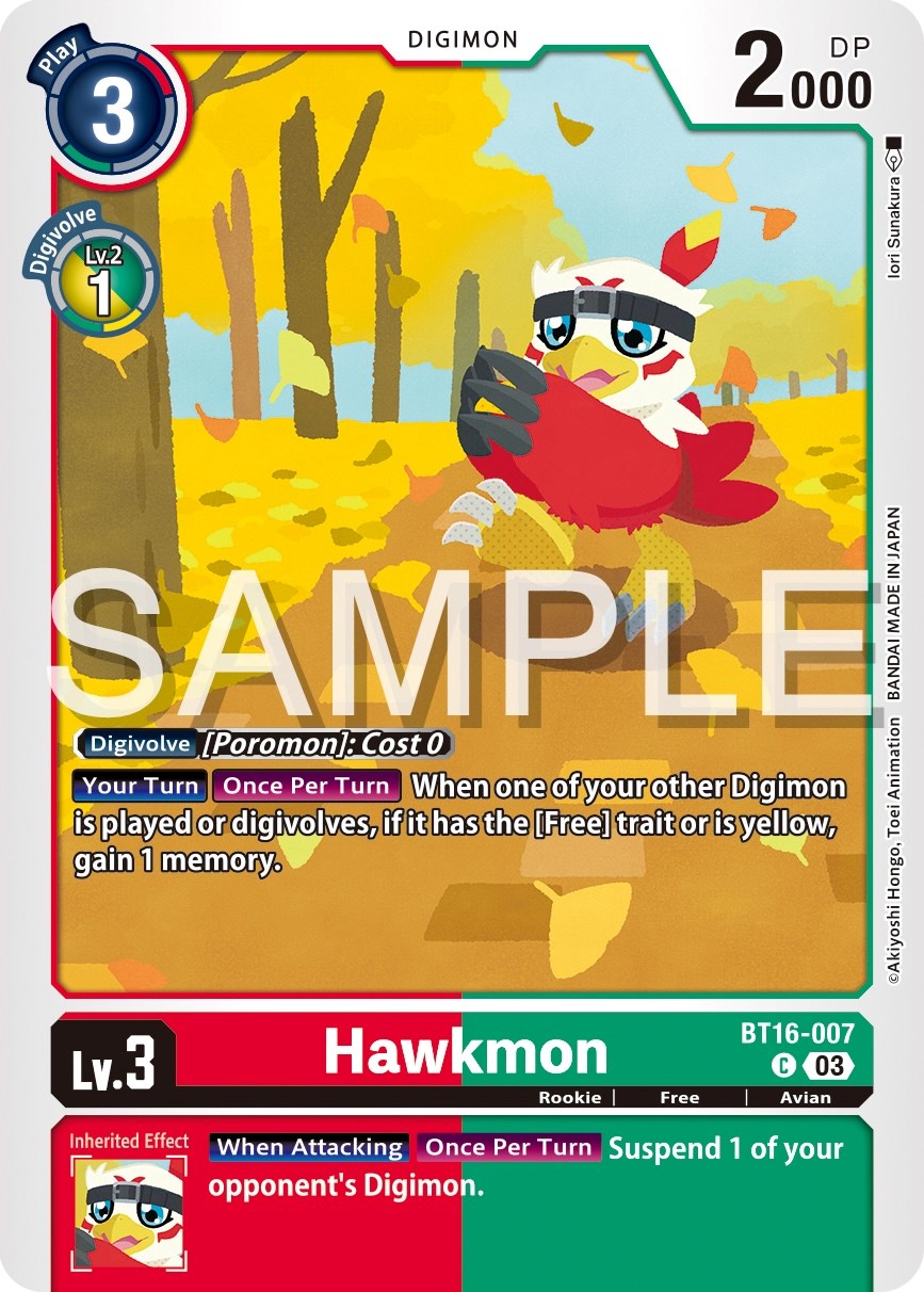 Hawkmon [BT16-007] [Beginning Observer] | Arkham Games and Comics