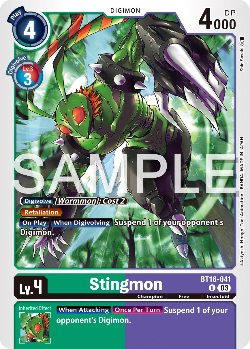 Stingmon [BT16-041] [Beginning Observer] | Arkham Games and Comics