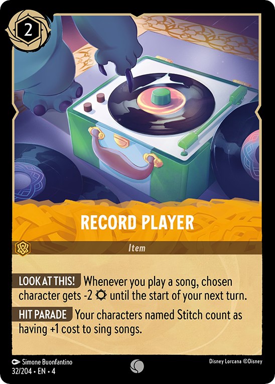 Record Player (32/204) [Ursula's Return] | Arkham Games and Comics