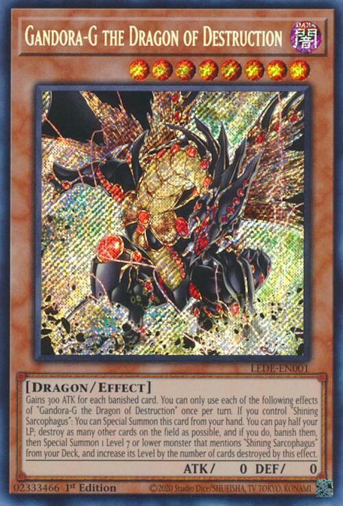 Gandora-G the Dragon of Destruction [LEDE-EN001] Secret Rare | Arkham Games and Comics