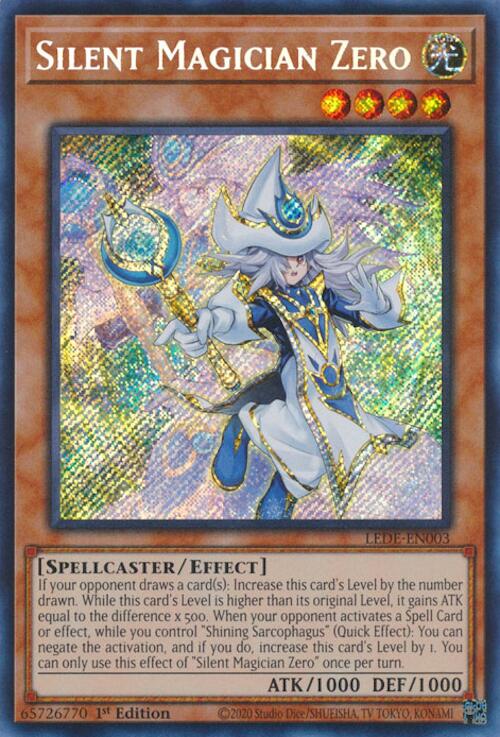 Silent Magician Zero [LEDE-EN003] Secret Rare | Arkham Games and Comics