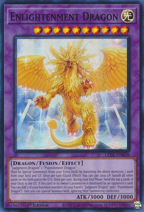 Enlightenment Dragon [LEDE-EN038] Super Rare | Arkham Games and Comics