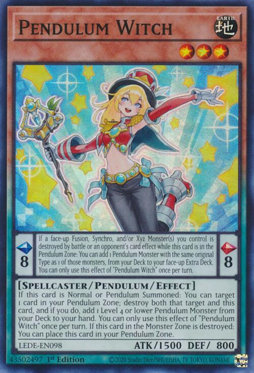 Pendulum Witch [LEDE-EN098] Super Rare | Arkham Games and Comics