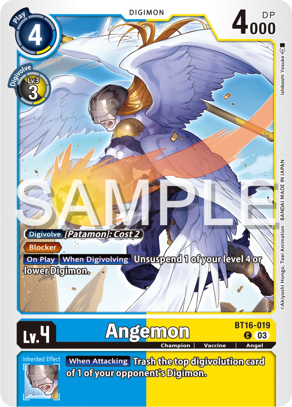 Angemon [BT16-019] [Beginning Observer] | Arkham Games and Comics