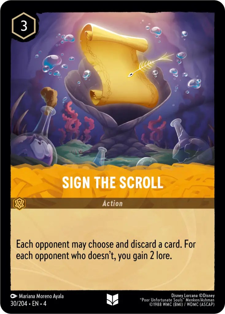 Sign the Scroll (30/204) [Ursula's Return] | Arkham Games and Comics