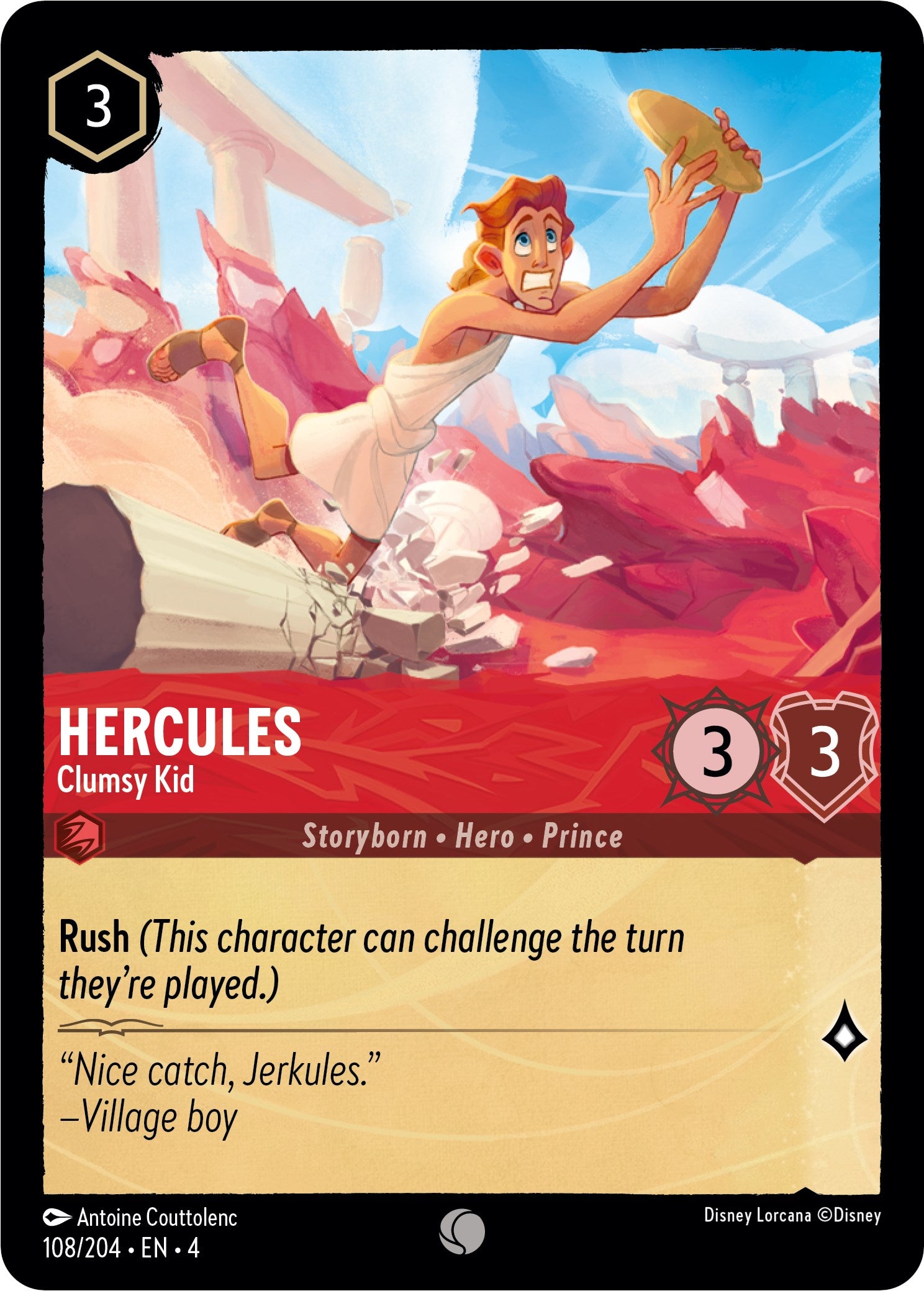 Hercules - Clumsy Kid (108/204) [Ursula's Return] | Arkham Games and Comics