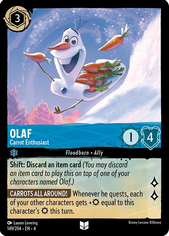 Olaf - Carrot Enthusiast (149/204) [Ursula's Return] | Arkham Games and Comics