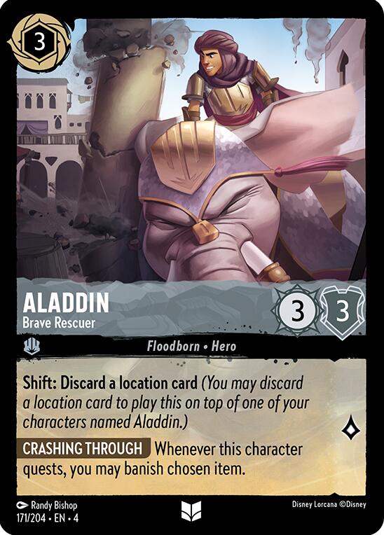 Aladdin - Brave Rescuer (171/204) [Ursula's Return] | Arkham Games and Comics