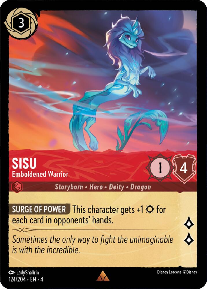 Sisu - Emboldened Warrior (124/204) [Ursula's Return] | Arkham Games and Comics