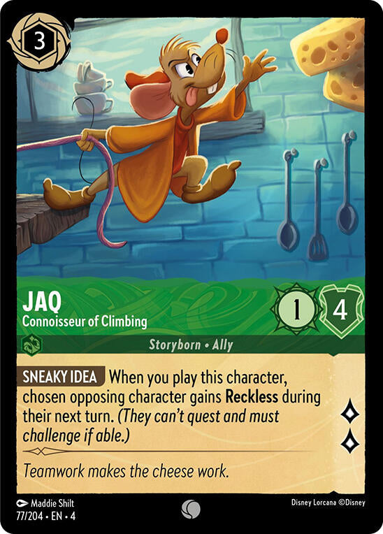 Jaq - Connoisseur of Climbing (77/204) [Ursula's Return] | Arkham Games and Comics