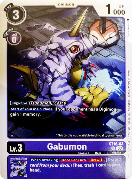 Gabumon [ST16-03] (Demo Deck Exclusive) [Starter Deck: Wolf of Friendship] | Arkham Games and Comics