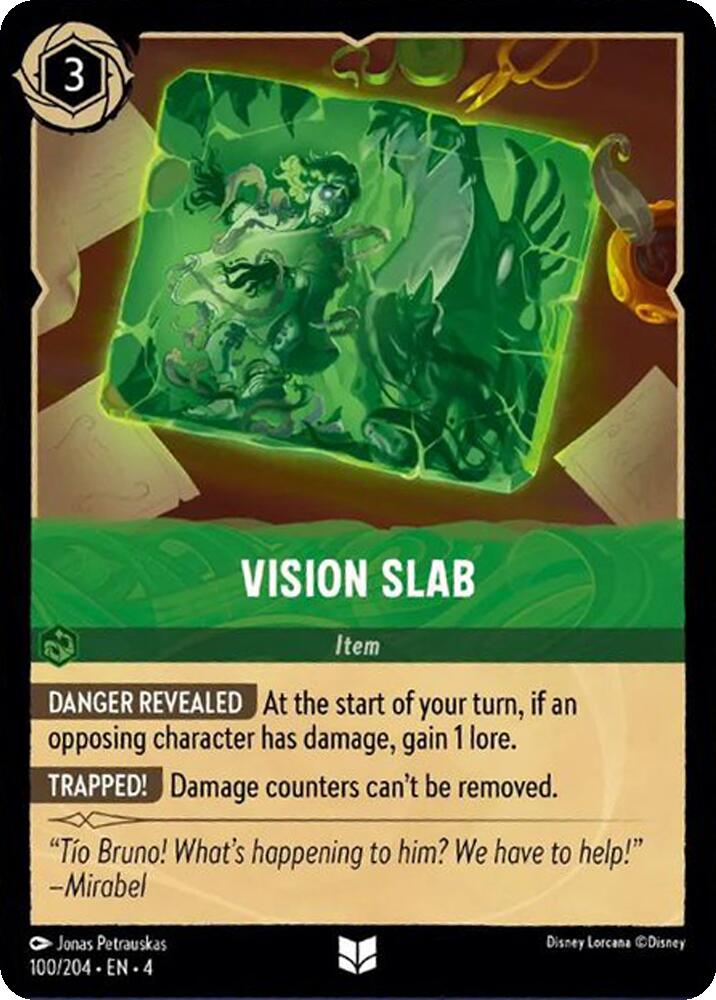 Vision Slab (100/204) [Ursula's Return] | Arkham Games and Comics