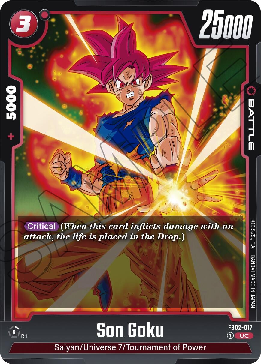 Son Goku (FB02-017) [Blazing Aura] | Arkham Games and Comics