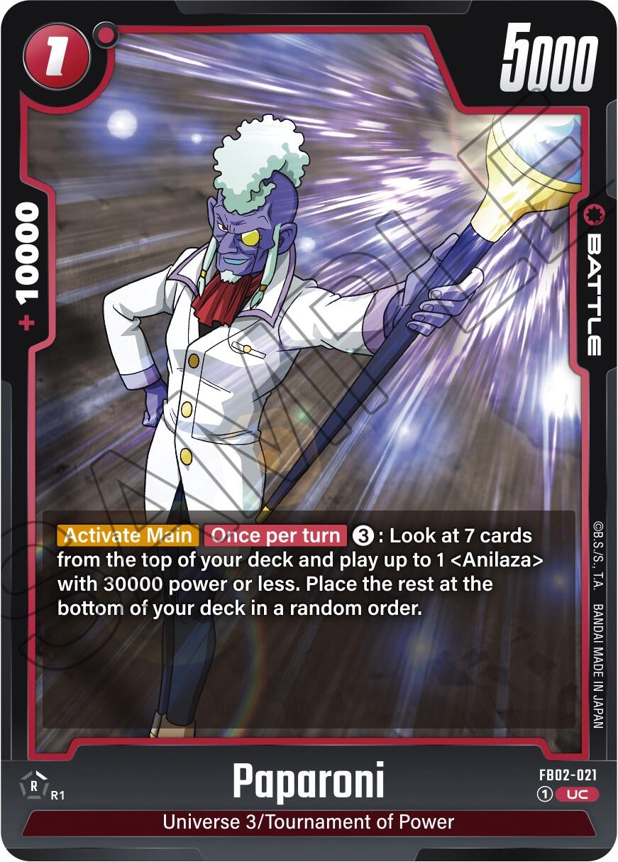 Paparoni [Blazing Aura] | Arkham Games and Comics