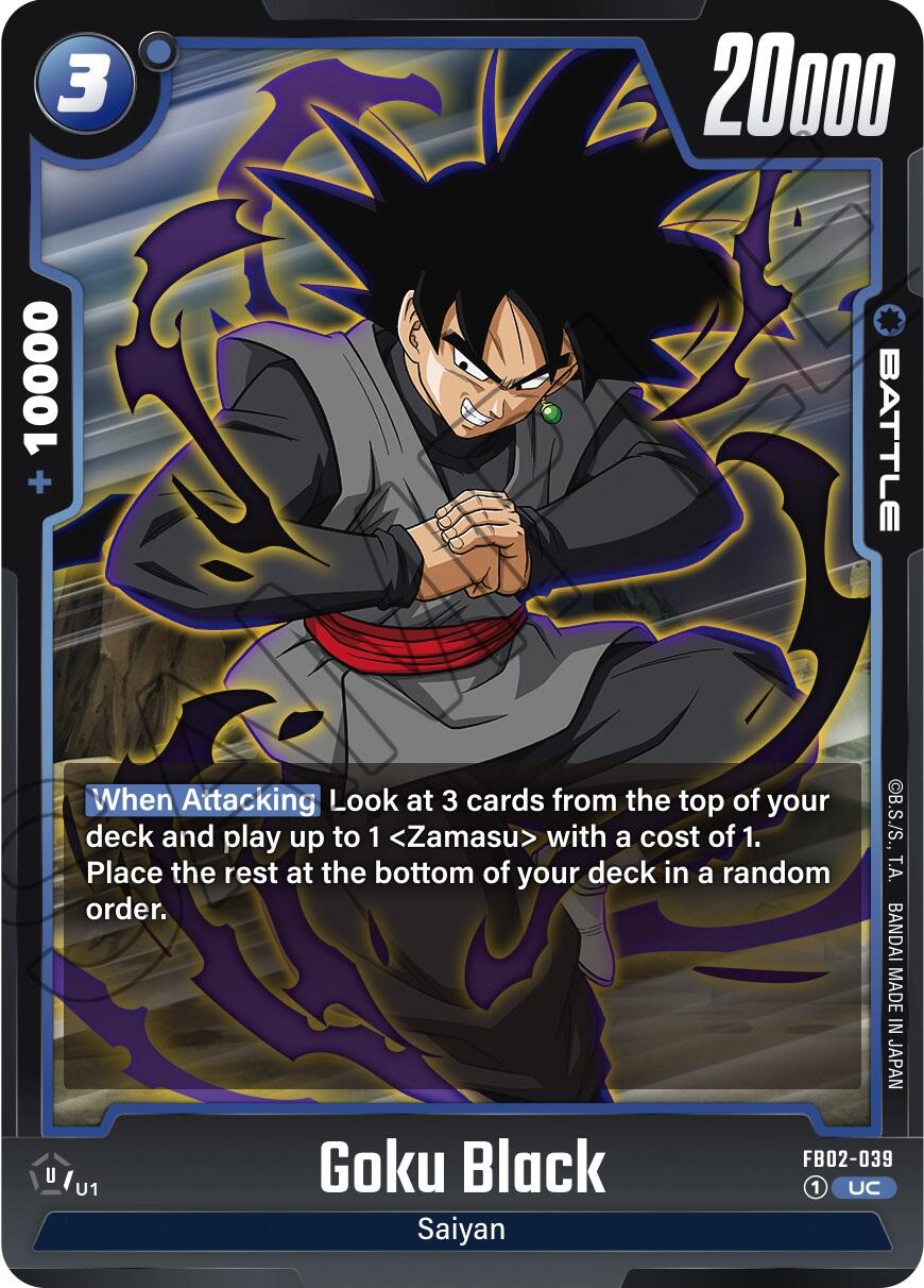 Goku Black (FB02-039) [Blazing Aura] | Arkham Games and Comics