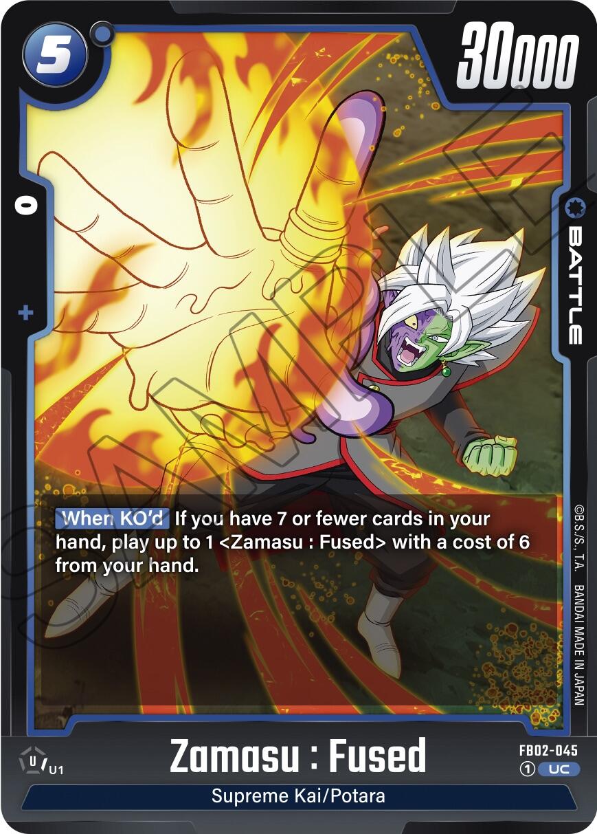 Zamasu : Fused (FB02-045) [Blazing Aura] | Arkham Games and Comics