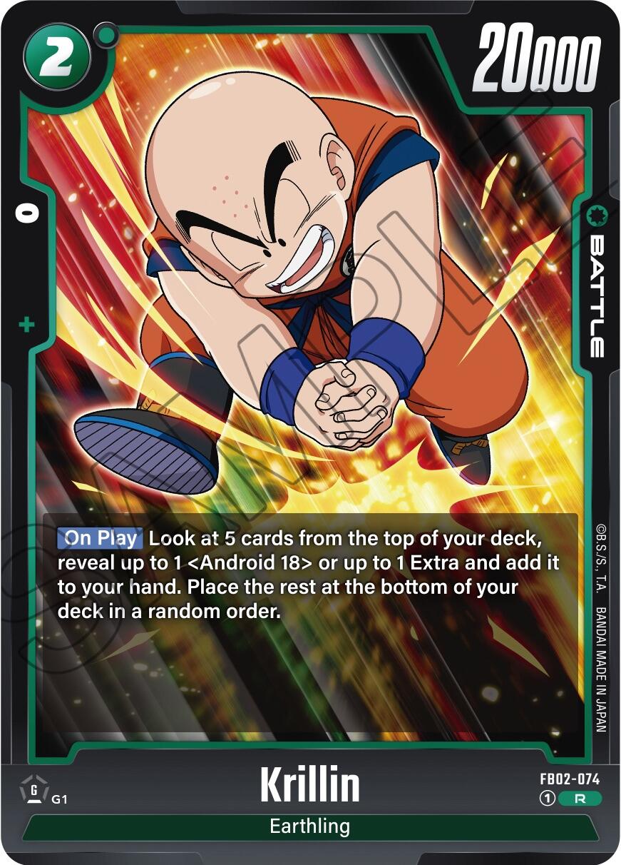 Krillin (FB02-074) [Blazing Aura] | Arkham Games and Comics