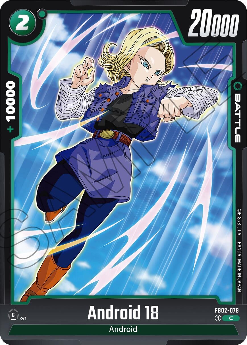 Android 18 (FB02-078) [Blazing Aura] | Arkham Games and Comics