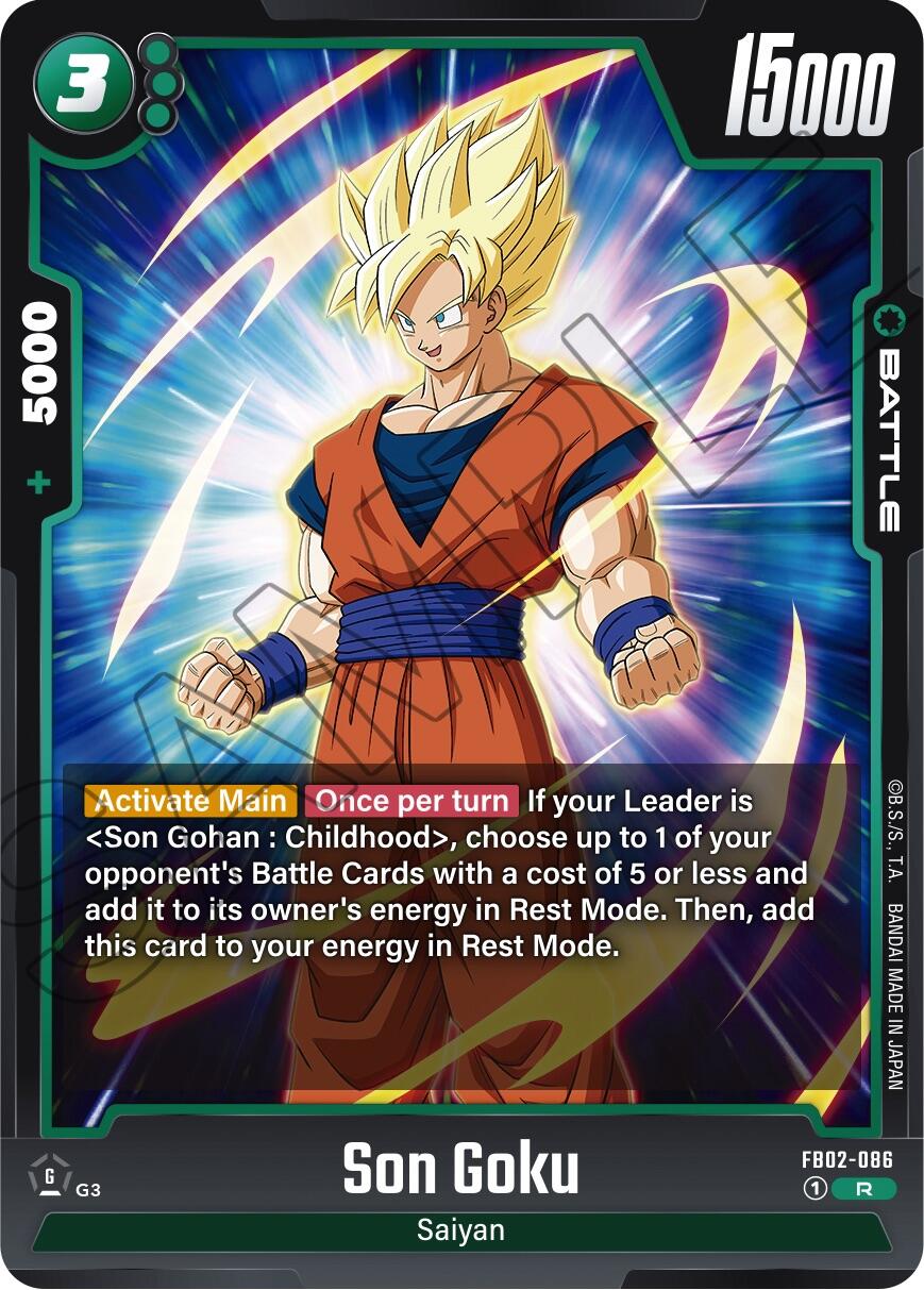 Son Goku (FB02-086) [Blazing Aura] | Arkham Games and Comics