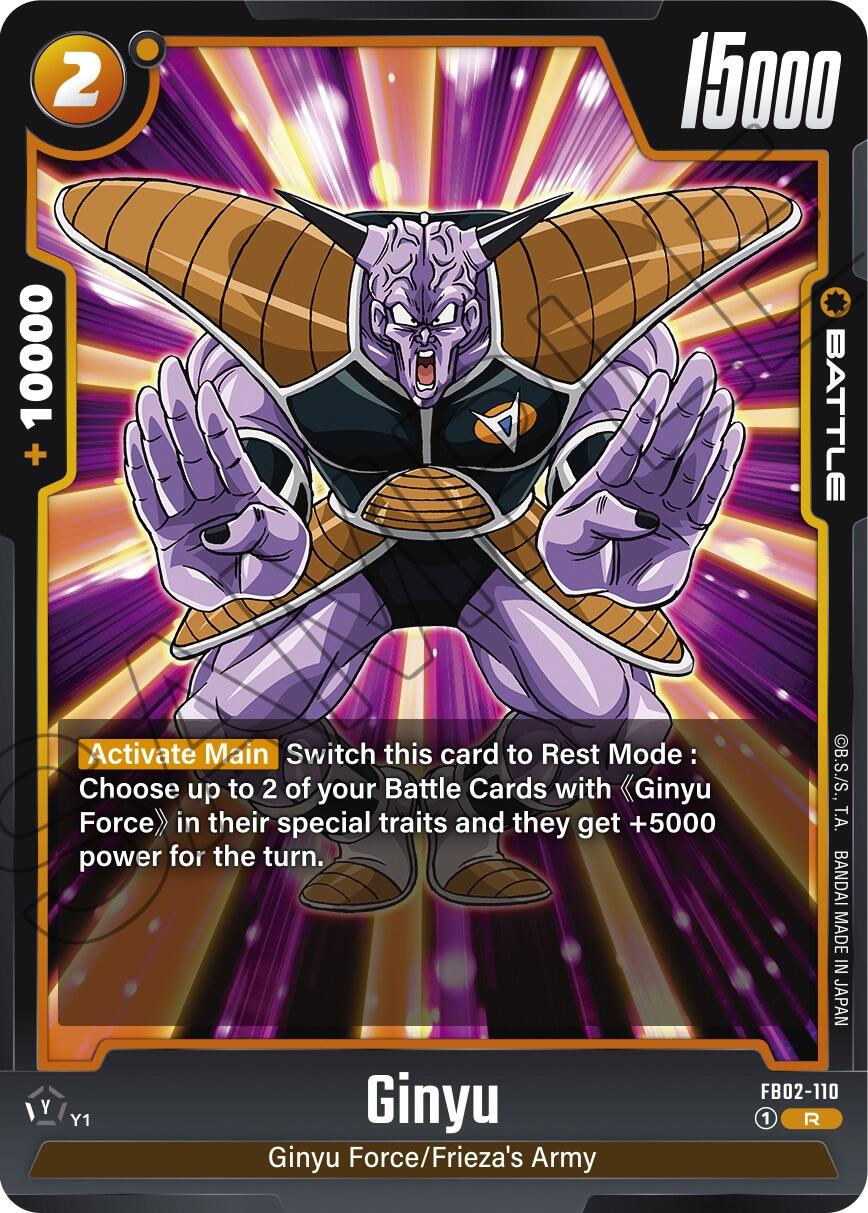 Ginyu [Blazing Aura] | Arkham Games and Comics