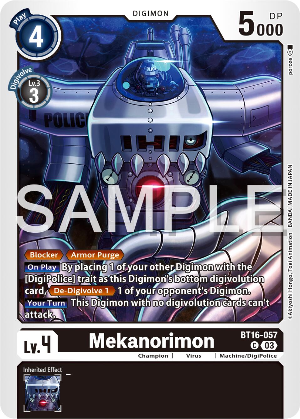 Mekanorimon [BT16-057] [Beginning Observer] | Arkham Games and Comics