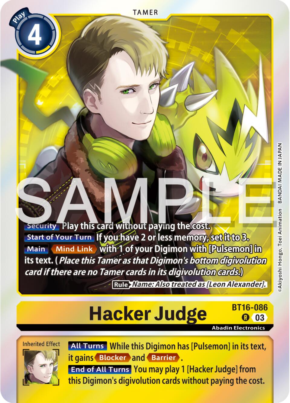 Hacker Judge [BT16-086] [Beginning Observer] | Arkham Games and Comics