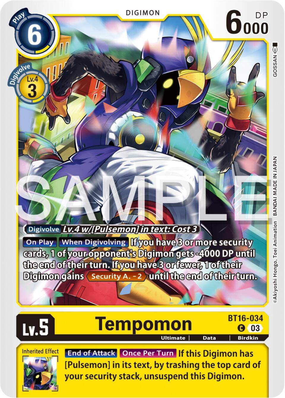 Tempomon [BT16-034] [Beginning Observer] | Arkham Games and Comics