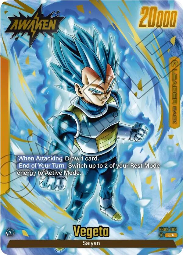 Vegeta (FB02-105) (Alternate Art) [Blazing Aura] | Arkham Games and Comics