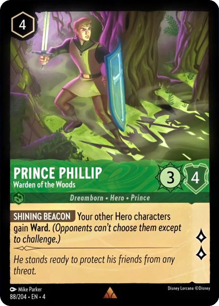 Prince Phillip - Warden of the Woods (88/204) [Ursula's Return] | Arkham Games and Comics