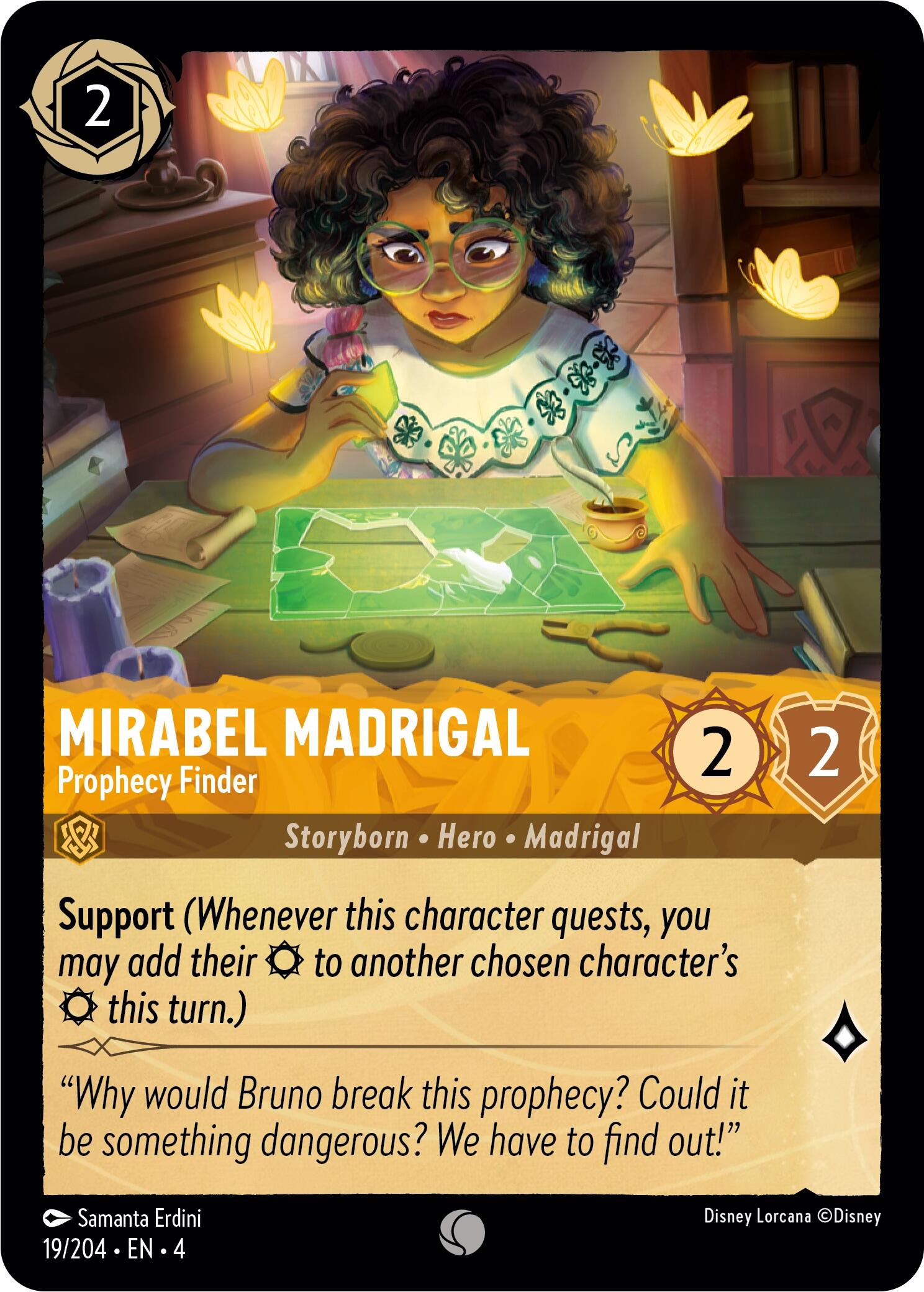 Mirabel Madrigal - Prophecy Finder (19/204) [Ursula's Return] | Arkham Games and Comics